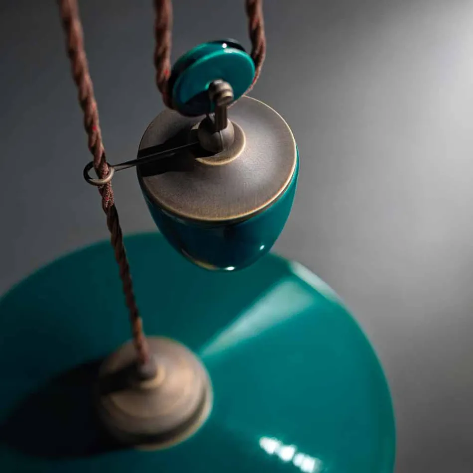 keramiska fjädring och nedgångar Britney Ferroluce antik mässing Viadurini