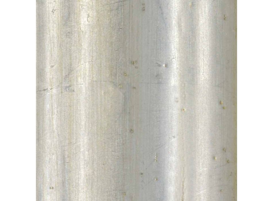 Handgjord Antonio Antonio gran trä silverguldmuren spegel Viadurini
