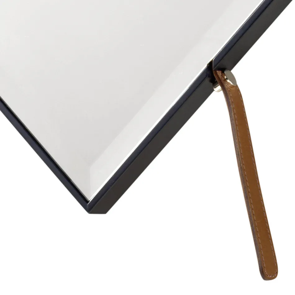 Väggmonterad spegel / golvstående massivt trä Grilli York tillverkat i Italien Viadurini