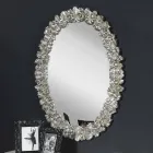 Moderna handgjorda spegelväggspegel tillverkad i Italien Filippo Viadurini