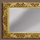 Träväggspegel med moderna linjer handgjorda i Italien Alex Viadurini