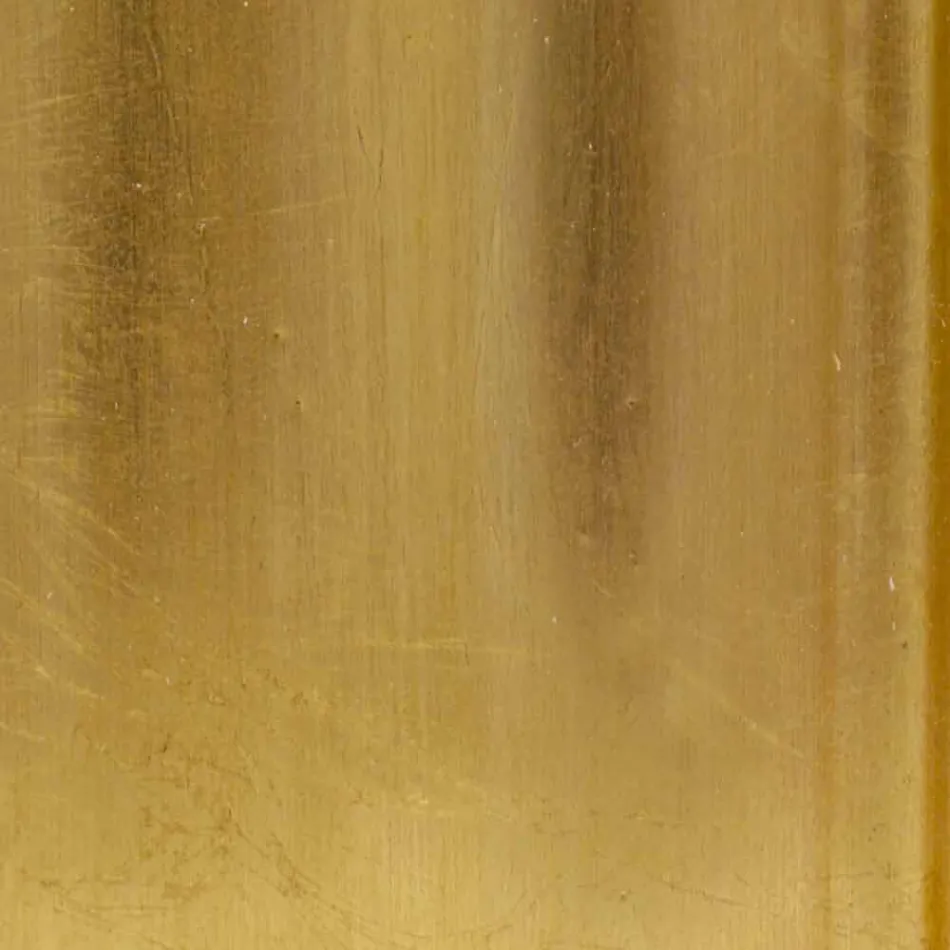 Handgjord rektangulär italiensk väggspegel tillverkad i Italien Simone Viadurini