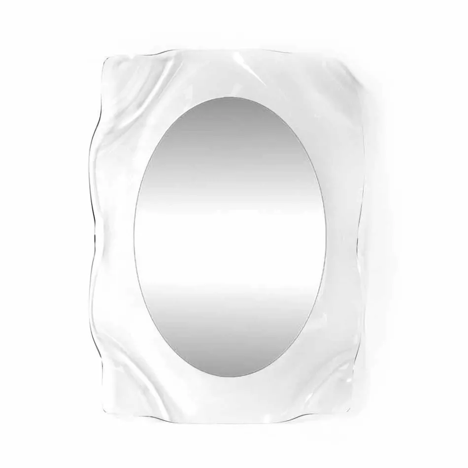 Mirror transparent vägg Diva modern design, tillverkad i Italien Viadurini