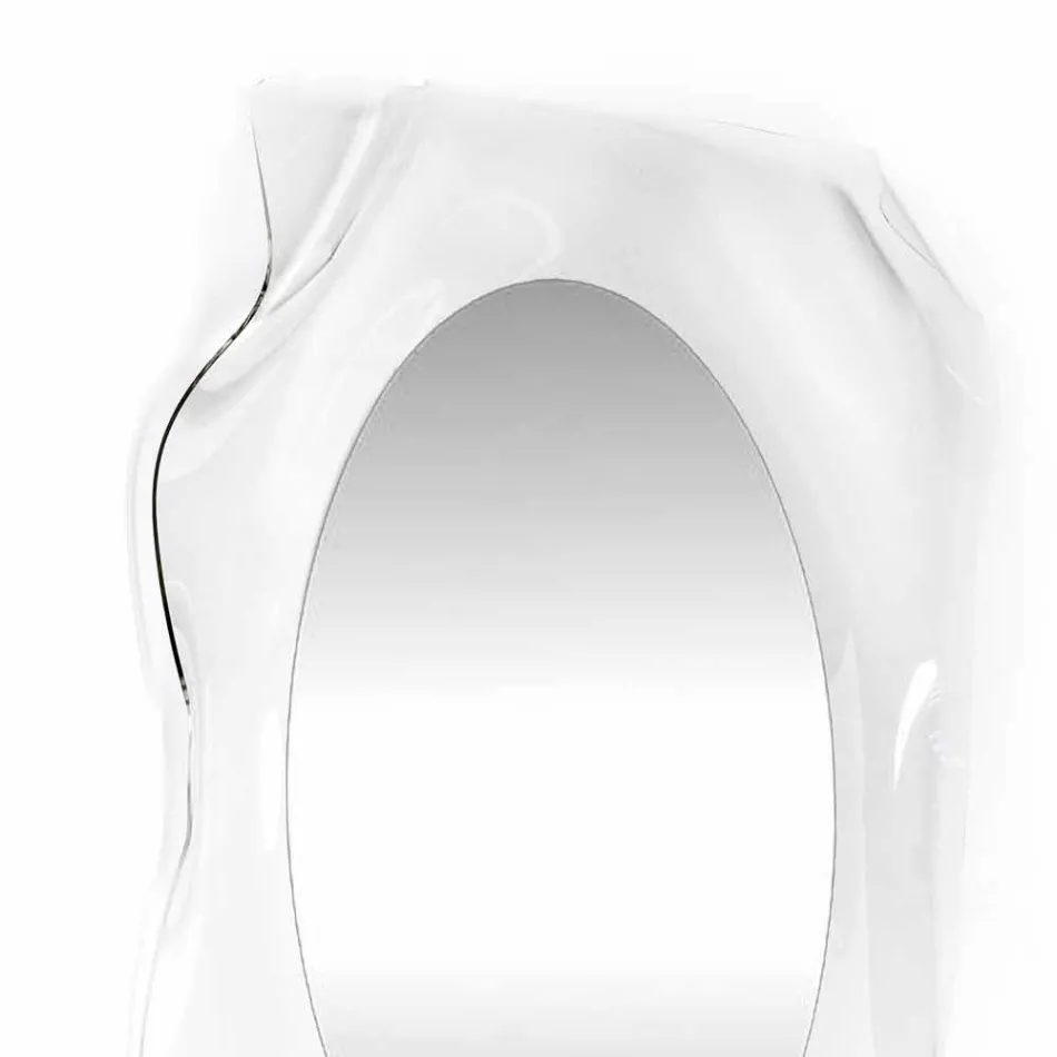 Mirror transparent vägg Diva modern design, tillverkad i Italien Viadurini