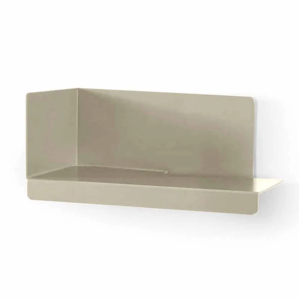 Väggspegel och 3 färgade metallhyllor till höger eller vänster - Noelle Viadurini