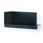 Väggspegel och 3 färgade metallhyllor till höger eller vänster - Noelle Viadurini