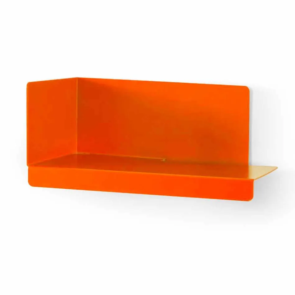 Väggspegel och 3 färgade metallhyllor till höger eller vänster - Noelle Viadurini