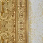 Rektangulär träväggspegel tillverkad i Italien Raphael Viadurini