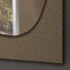 Väggspegel med smidd glasram Tillverkad i Italien - Maverick Viadurini