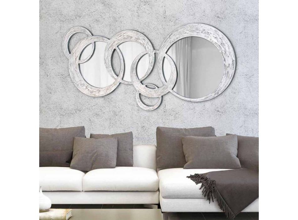 Design väggspegel Cirklar av Viadurini Decor Viadurini