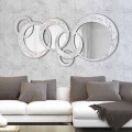 Design väggspegel Cirklar av Viadurini Decor