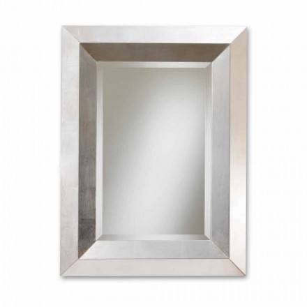 Spegel designer vägg med träram Lot Viadurini