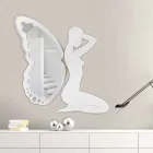 Design väggspegel Trilli Bianca av Viadurini Decor Viadurini