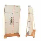 Man & Kvinna modern design Mdf väggspegel formad för hand Viadurini