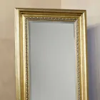 Trägolvspegel med handgjord piedestall gjort Italien Leonardo Viadurini