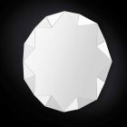 Mirror modern väggen tredimensionell design Diamond Viadurini