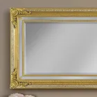 Moderna handgjorda spegelväggspegel tillverkad i Italien av Carlo Viadurini