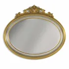 Spegelväggharts och gran ved tillverkat i Italien Alberto Viadurini