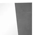 Väggspegel med glansigt vitt skifferträ italiensk design - Joris Viadurini