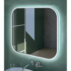 Spegel med träkant och bakgrundsbelysning Made in Italy - Vincent Viadurini