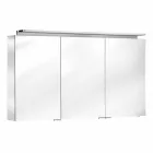 Modern 3-dörrars väggskåpsspegel med invändiga hyllor - Bramo Viadurini