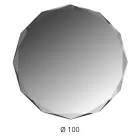 Diamantetsad spegel med fasad kant - Excelsior Viadurini