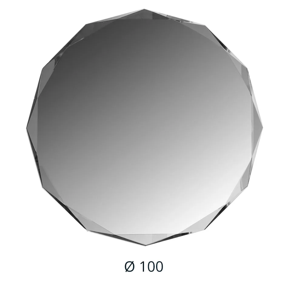 Diamantetsad spegel med fasad kant - Excelsior Viadurini