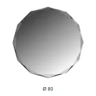 Diamantetsad spegel med fasad kant - Excelsior Viadurini