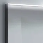 Spegelskåp 2 dörrar modern design, LED-belysning, Carol Viadurini