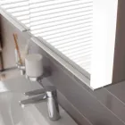 Modernt infälld spegelskåp i silvermålat aluminium - Demon Viadurini