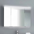 Spegelskåp LED-belysning med 3 dörrar, modern design, Carol