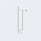 Spegelskåp LED-belysning med 3 dörrar, modern design, Carol Viadurini