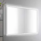 Mirror LED paket med 2 dörrar modern design inbyggd, Adele Viadurini