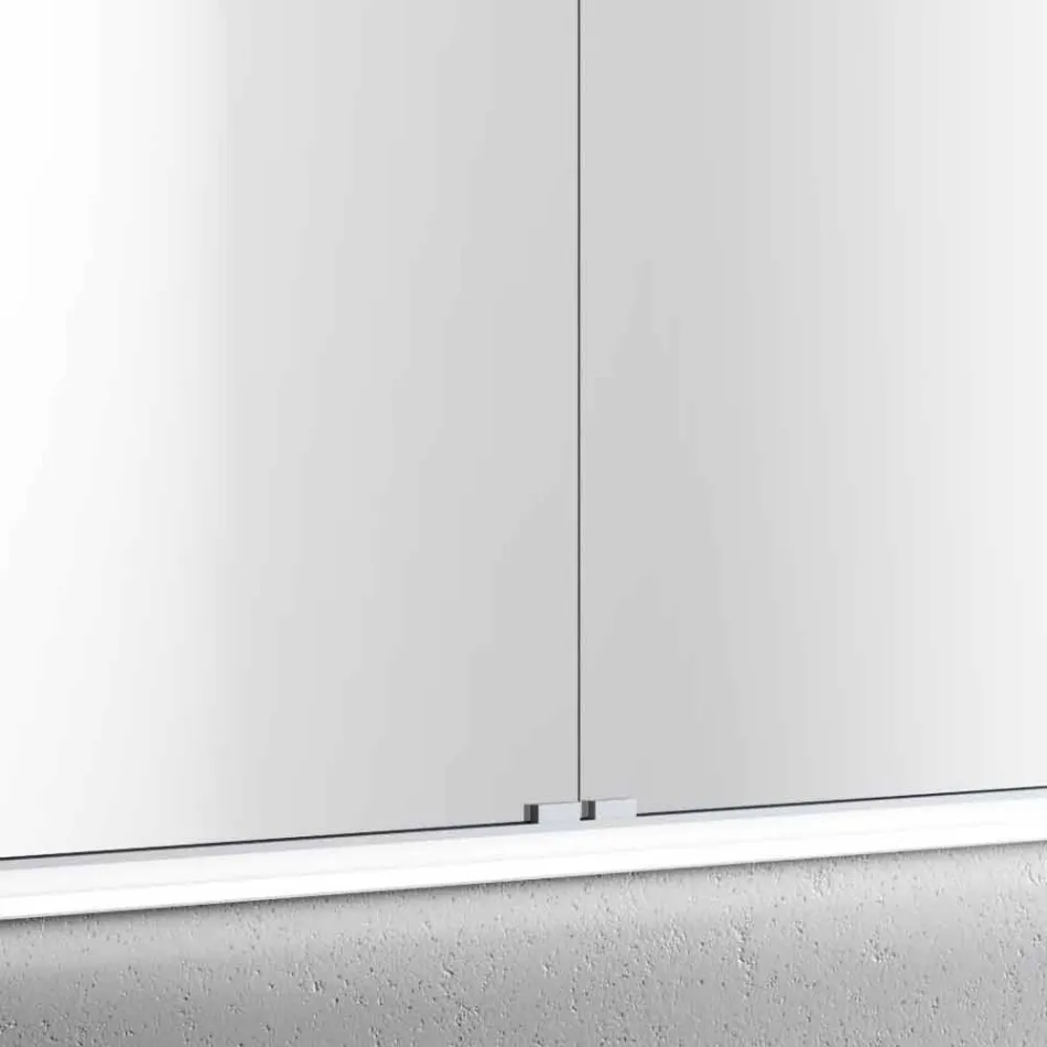 Mirror LED paket med 2 dörrar modern design inbyggd, Adele Viadurini