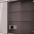 Mirror LED paket med 2 dörrar modern design inbyggd, Adele Viadurini