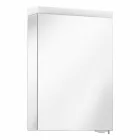 Modern behållarspegel med gångjärnsdörr och LED-belysning - Alfio Viadurini