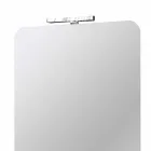 Väggbadrumsspegel med modern design LED-lampa tillverkad i Italien - Guido Viadurini