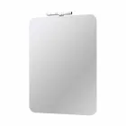 Väggbadrumsspegel med modern design LED-lampa tillverkad i Italien - Guido Viadurini