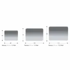 Rundad badrumsspegel med LED-bakgrundsbelysning Made in Italy - Pato Viadurini