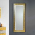 Spegelvägg / golv modern design med Swarovski kristaller