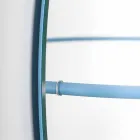 Väggspegel med modernt stålrockställ Tillverkat i Italien - Chioccia Viadurini