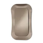 Väggspegel med ram i smält glas tillverkad i Italien - Adored Viadurini