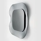 Väggspegel med ram i smält glas tillverkad i Italien - Adored Viadurini