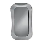 Väggspegel med ram i smält glas tillverkad i Italien - Adored Viadurini