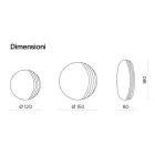 Arabella väggspegel med gravyrer Tillverkad i Italien Viadurini