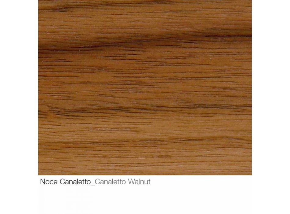 Väggspegel med trä eller keramikinsats Tillverkad i Italien - Montecarlo Viadurini