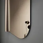 Beniamina väggspegel med vågformad sida Tillverkad i Italien Viadurini