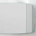 Väggspegel med struktur i svartmålat trä Tillverkad i Italien - Arya Viadurini