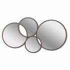 Ringsformad modern design spegel färgad finish - syntes Viadurini