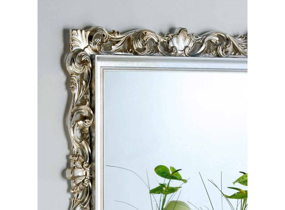 designer spegel med dekorerade ram Marsy, 98x98 cm Viadurini